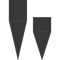 8 Survey Pegs v