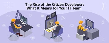 Citizen Developers across different industry using a low code platform to build robust and scalable applications